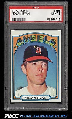 1972 Topps Nolan Ryan 595 PSA 9 MINT PWCC