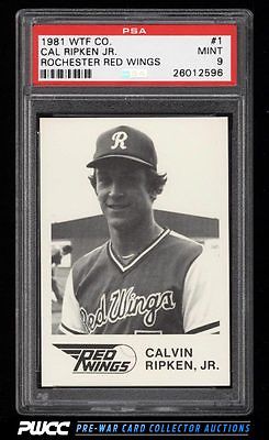 1981 WTF Rochester Red Wings Cal Ripken Jr ROOKIE RC 1 PSA 9 MINT PWCC