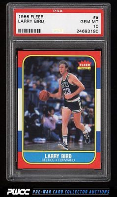 1986 Fleer Basketball SETBREAK Larry Bird 9 PSA 10 GEM MINT PWCC