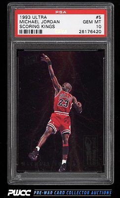 1993 Ultra Scoring Kings Michael Jordan 5 PSA 10 GEM MINT PWCC