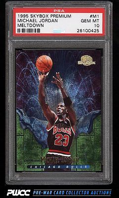 1995 Skybox Premium Meltdown Michael Jordan M1 PSA 10 GEM MINT PWCC