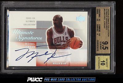 2003 Ultimate Collection Michael Jordan AUTO BGS 95 GEM MINT PWCC