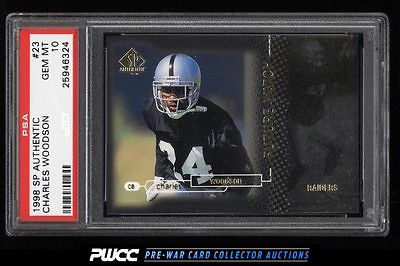 1998 SP Authentic Charles Woodson ROOKIE RC 2000 23 PSA 10 GEM MINT PWCC