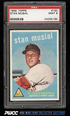 1959 Topps SETBREAK Stan Musial 150 PSA 9 MINT PWCC