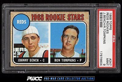 1968 Topps Johnny Bench ROOKIE RC 247 PSA 9 MINT PWCC