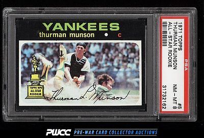 1971 Topps Thurman Munson 5 PSA 8 NMMT PWCC