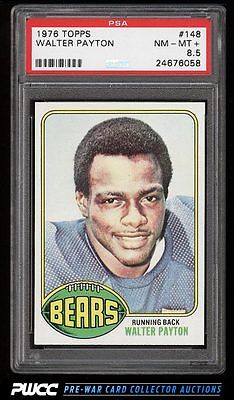 1976 Topps Football Walter Payton ROOKIE RC 148 PSA 85 NMMT PWCC