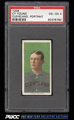 190911 T206 Cy Young CLEVELAND PORTRAIT PSA 4 VGEX PWCC