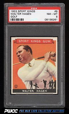 1933 Goudey Sport Kings SETBREAK Walter Hagen GOLF 8 PSA 8 NMMT PWCC