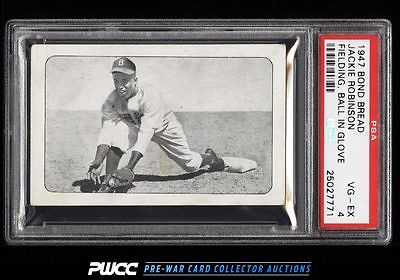 1947 Bond Bread Jackie Robinson ROOKIE RC FIELDING PSA 4 VGEX PWCC