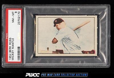 1952 Berk Ross Mickey Mantle PSA 8 NMMT PWCC