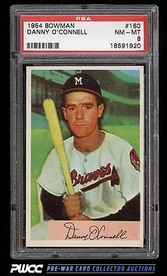 1954 Bowman Danny OConnell 160 PSA 8 NMMT PWCC