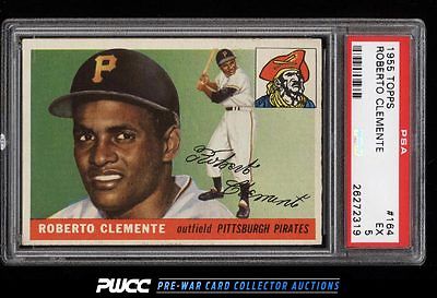 1955 Topps Roberto Clemente ROOKIE RC 164 PSA 5 EX PWCC