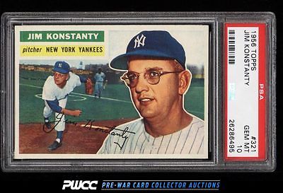 1956 Topps Jim Konstanty 321 PSA 10 GEM MINT PWCC