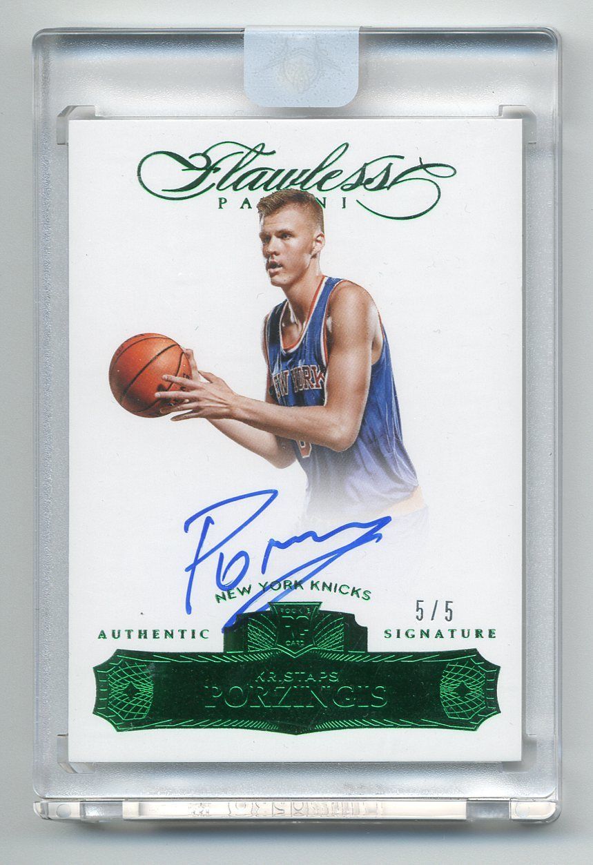 Kristaps Porzingis 201516 Flawless RC Auto Green 55