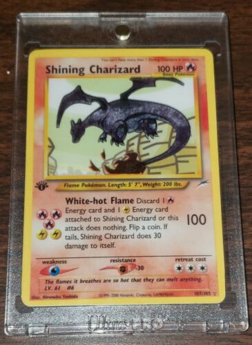 Shining Charizard 1st Edition  107105  Holo Proxy  Pokemon Card  MINT