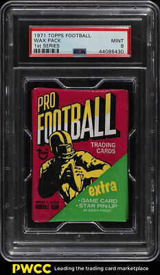 1971 Topps Football 1st Series Wax Pack PSA 9 MINT