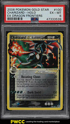 2006 Pokemon EX Dragon Frontiers Holo Charizard 100 PSA 6 EXMT