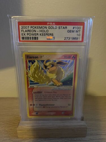 PSA 10 Flareon Gold Star 2007 Holo Ex Power Keepers 100108 Pokemon Card