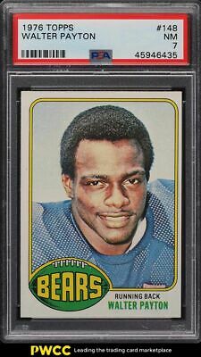 1976 Topps Football Walter Payton ROOKIE RC 148 PSA 7 NRMT