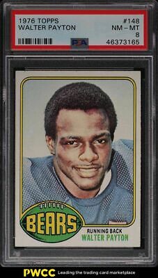 1976 Topps Football Walter Payton ROOKIE RC 148 PSA 8 NMMT