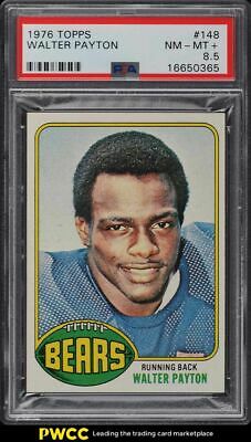 1976 Topps Football Walter Payton ROOKIE RC 148 PSA 85 NMMT