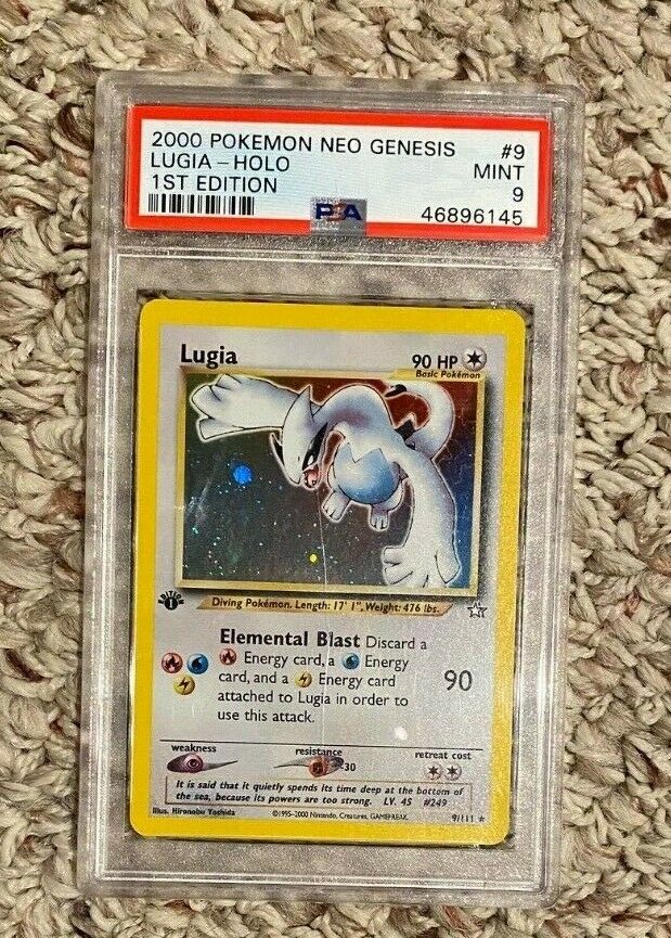 2000 Neo Genesis Pokemon Lugia 1st Edition  PSA 9 MINT