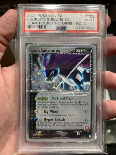 Rockets Suicine Ex  PSA 9  Ex Team Rocket Returns  Holo  Pokemon 