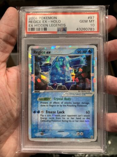 Regice Ex  PSA 10  EX Hidden Legends  Pokemon  Gem Mint 