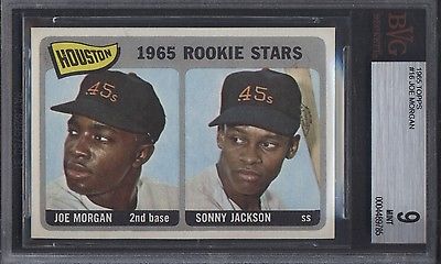 1965 Topps 16 Joe Morgan Rookie HOF Astros BGS BVG 9 pop 2 Well Centered