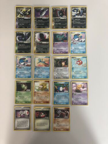 Pokemon 19 Ex Team Rocket Returns Holo Or reverse Holo Not PSA Grade Joblot