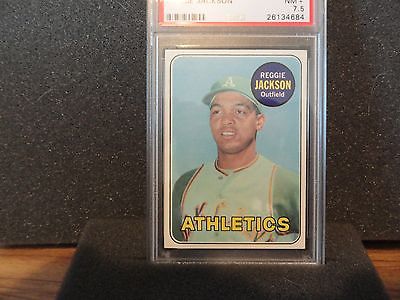 1969 Topps Reggie Jackson ROOKIE  260 PSA 75 NRMT