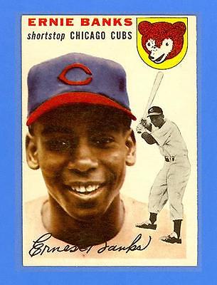 ERNIE BANKS 1954 TOPPS 94  RC  CHICAGO CUBS  SPECTACULAR SHARP