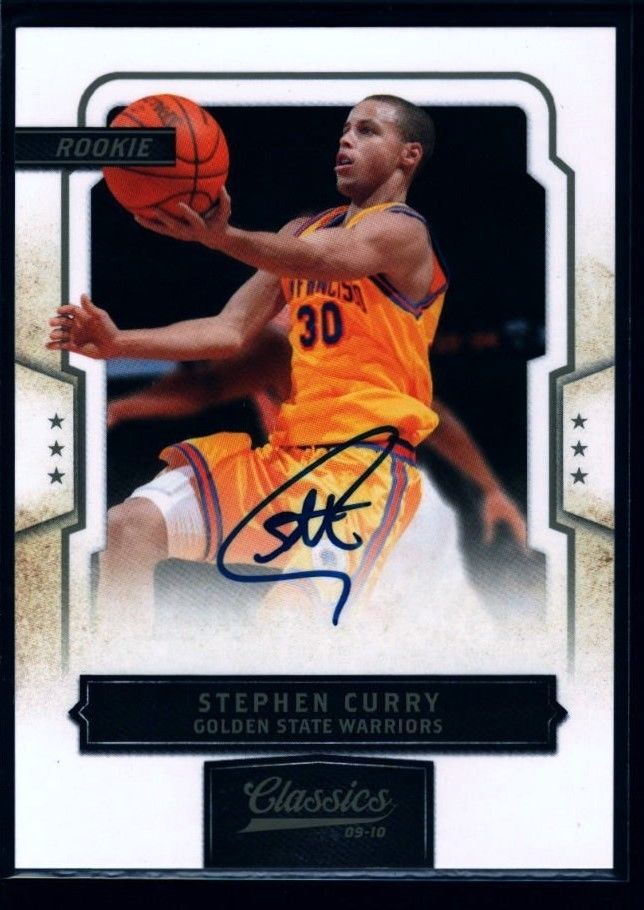 STEPHEN CURRY 499 1500 MINT WARRIORS ROOKIE AUTO RC 200910 PANINI CLASSICS