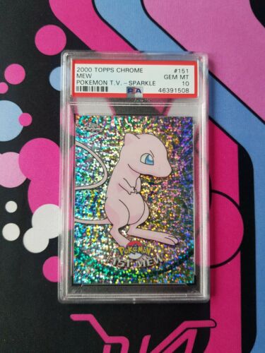 Pokemon PSA 10 Topps Chrome Sparkle Mew Gem Mint 151 Series 2 Holy Grail