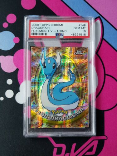 Pokemon PSA 10 Topps Chrome Tekno Dragonair Gem Mint 148 Series 2 Very Rare