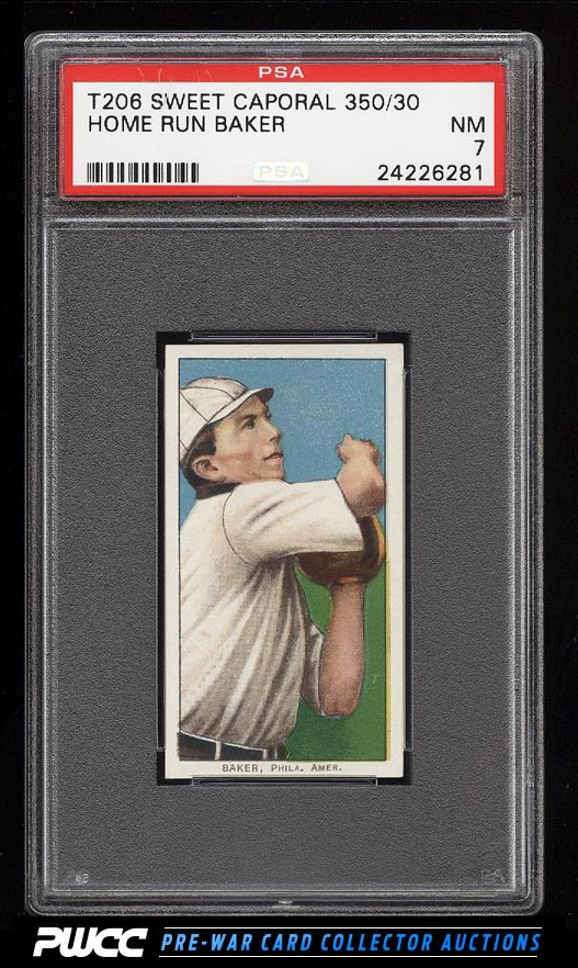 190911 T206 Home Run Baker PSA 7 NRMT PWCC