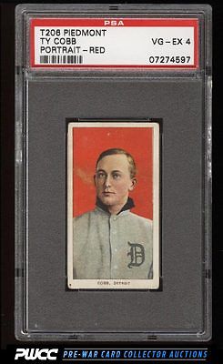 190911 T206 Ty Cobb RED PORTRAIT PSA 4 VGEX PWCC