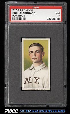 190911 T206 Rube Marquard PORTRAIT PSA 7 NRMT PWCC