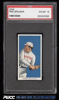 190911 T206 Tris Speaker PSA 6 EXMT PWCC