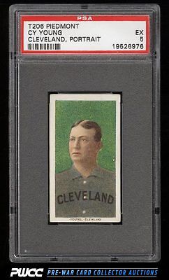 190911 T206 Cy Young CLEVELAND PORTRAIT PSA 5 EX PWCC