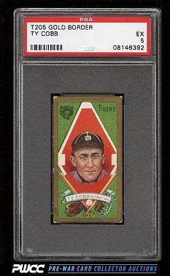 1911 T205 Gold Border Ty Cobb PSA 5 EX PWCC