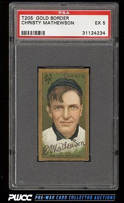 1911 T205 Gold Border Christy Mathewson PSA 5 EX PWCC