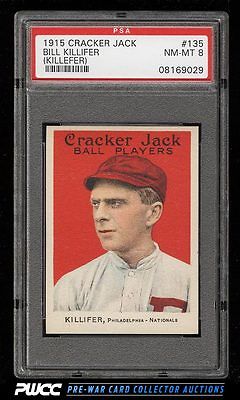 1915 Cracker Jack Bill Killefer 135 PSA 8 NMMT PWCC