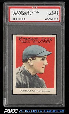 1915 Cracker Jack Joe Connolly 155 PSA 8 NMMT PWCC