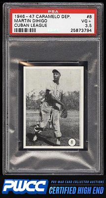 1946 Caramelo Deportivo Cuban League Martin Dihigo 8 PSA 35 VG PWCCHE