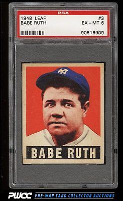 1948 Leaf Babe Ruth 3 PSA 6 EXMT PWCC