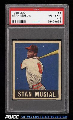 1948 Leaf Stan Musial ROOKIE RC 4 PSA 45 VGEX PWCC