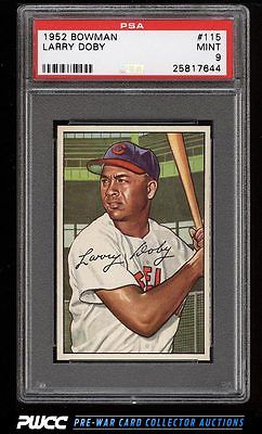 1952 Bowman Larry Doby 115 PSA 9 MINT PWCC