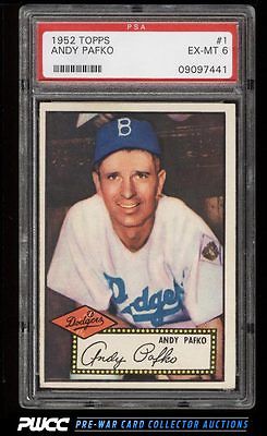 1952 Topps Andy Pafko 1 PSA 6 EXMT PWCC